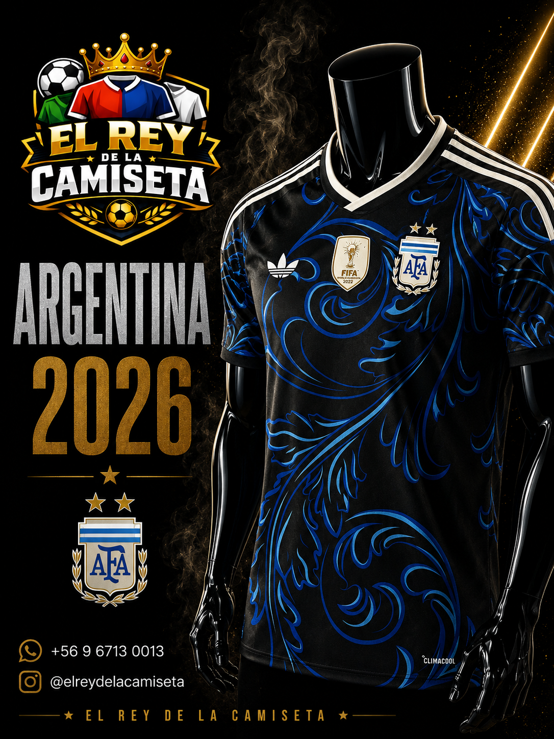 Camiseta Argentina visitante 2026