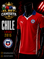 Camiseta Chile Local 2015