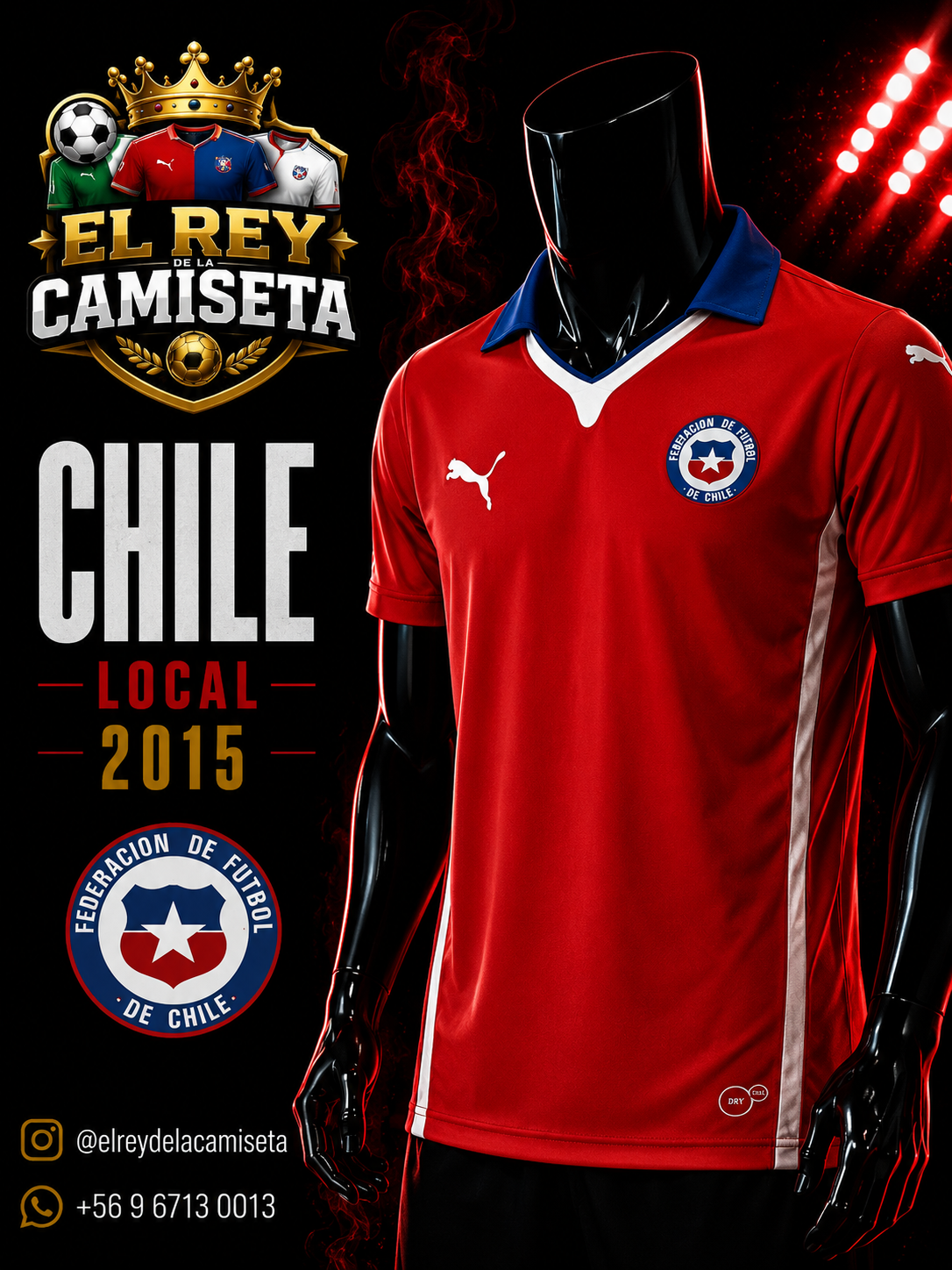 Camiseta Chile Local 2015
